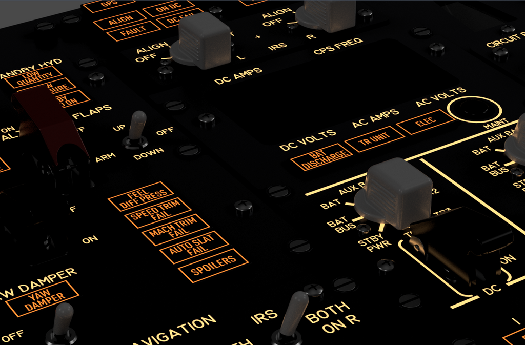 Mach .737 Overhead Panel